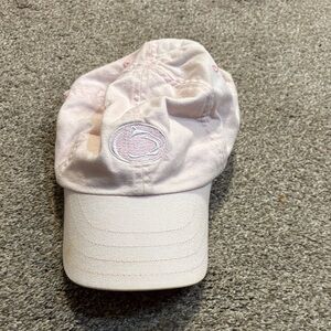 Penn State Embroider Light Pink Cap